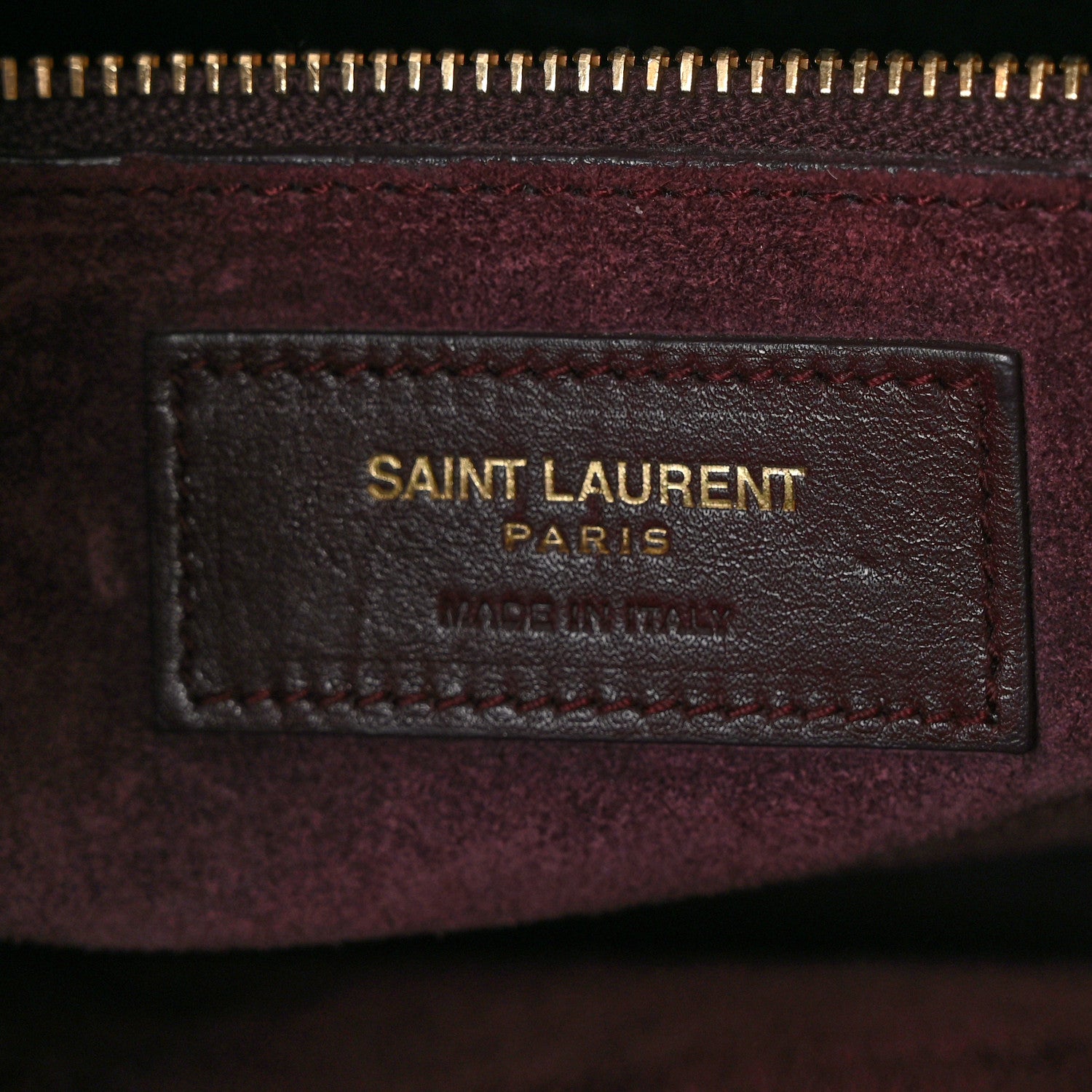 Saint Laurent Grained Calfskin Small Classic Sac De Jour Bordeaux 7 of 16