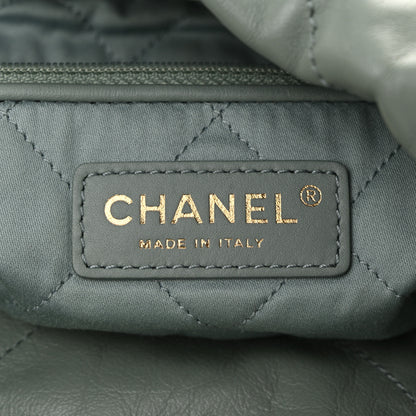 Chanel Shiny Calfskin Quilted Small Chanel 22 Grey 7 of 13