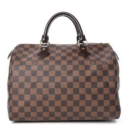 Louis Vuitton Damier Ebene Speedy 30 1 of 9