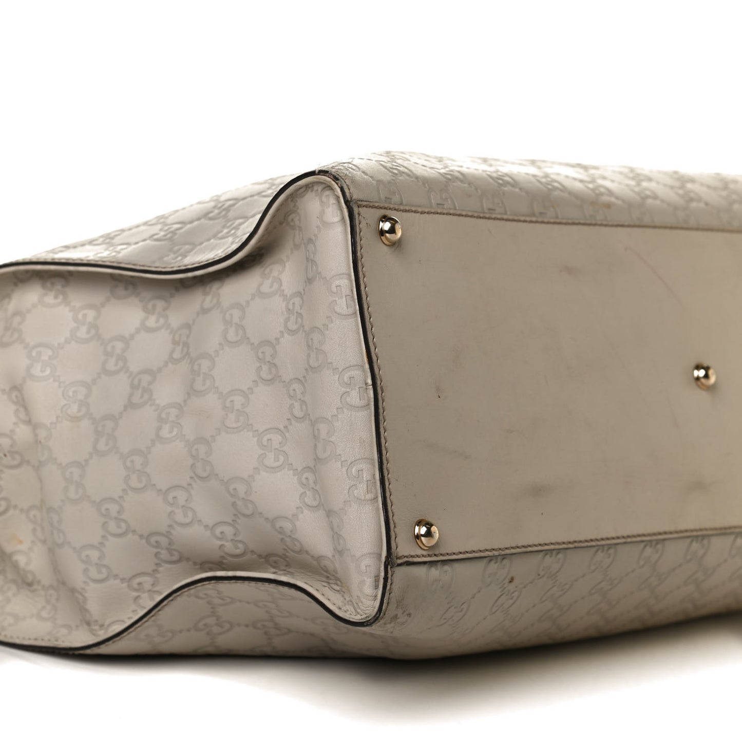Guccissima Piston Tote Off White