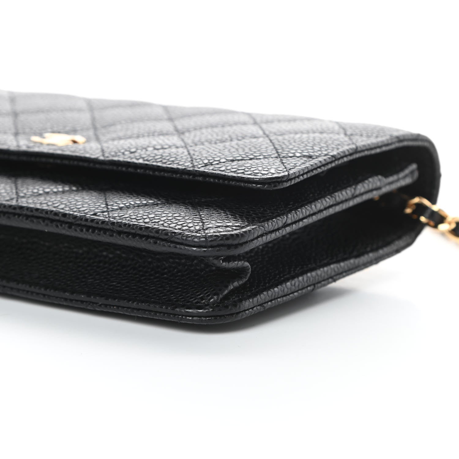 Chanel Caviar Quilted Wallet On Chain WOC Black 11 of 14