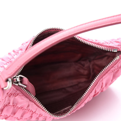 Prada Tessuto Nylon Gaufre Shoulder Bag Begonia 5 of 11