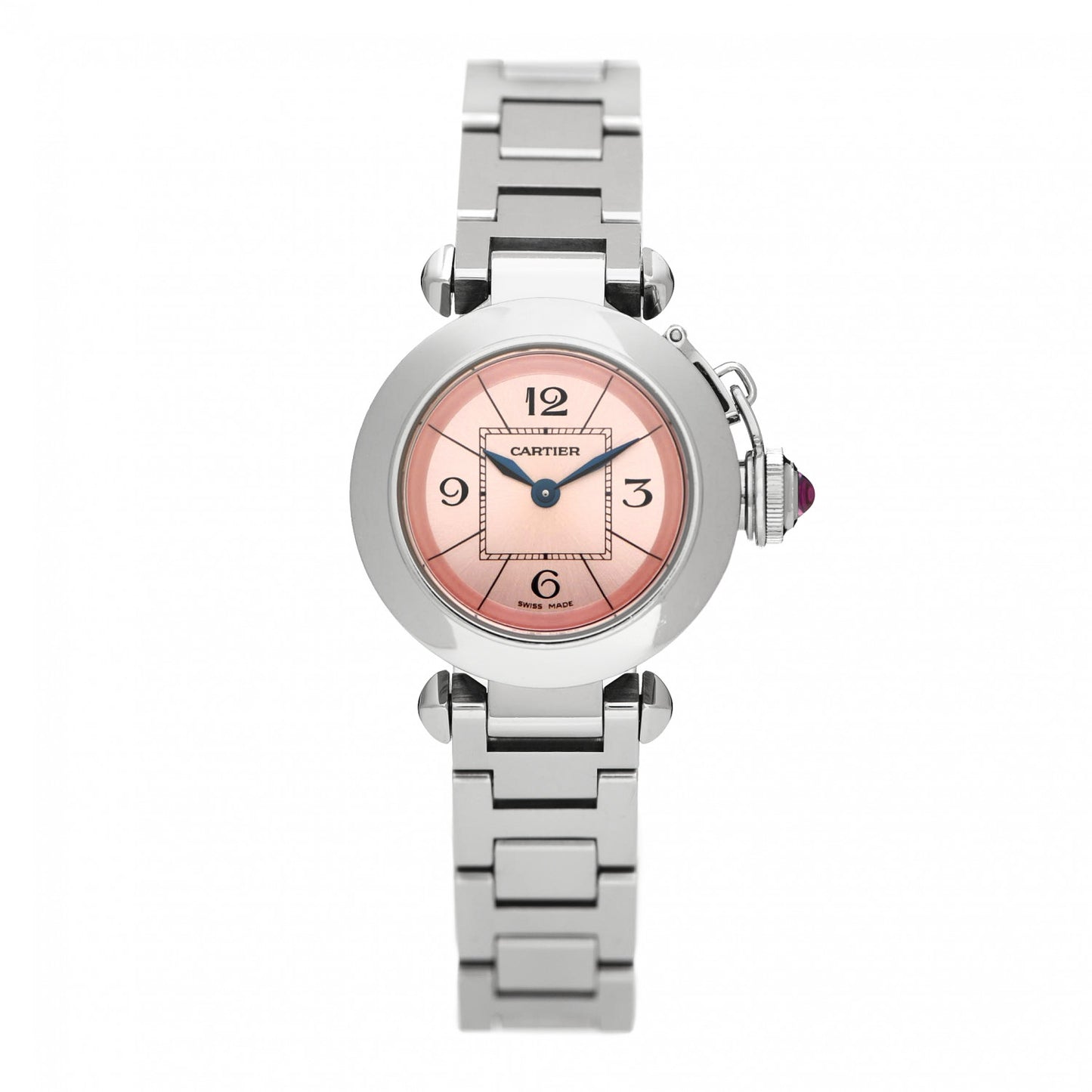 Stainless Steel 27mm Miss Pasha Quartz Watch Pink
