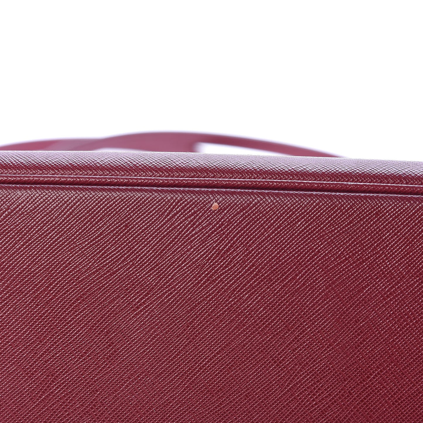 Saffiano Lux Medium Promenade Tote Cherry