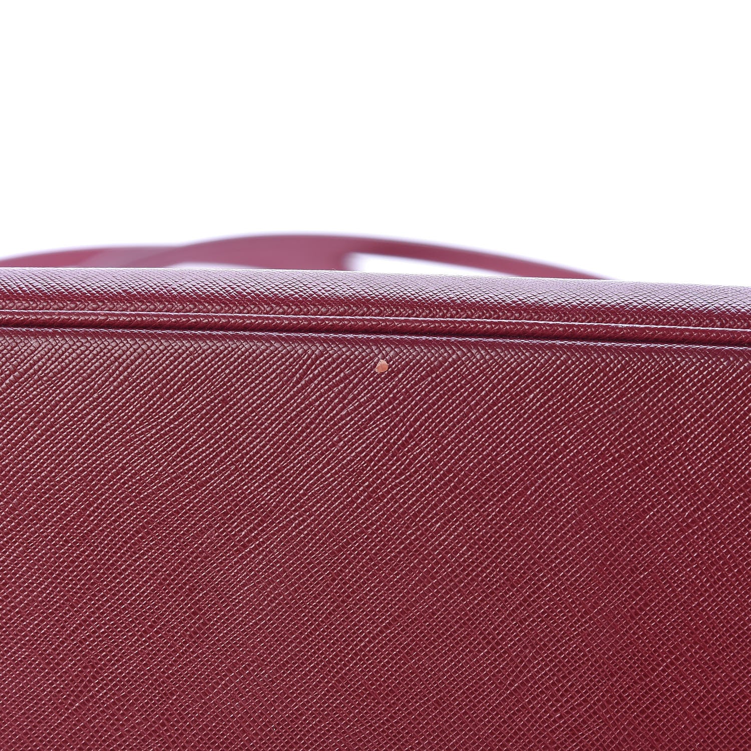 Prada Saffiano Lux Medium Promenade Tote Cherry 12 of 14