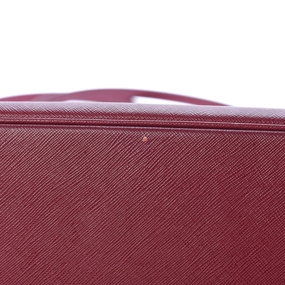 Prada Saffiano Lux Medium Promenade Tote Cherry 12 of 14