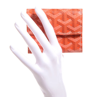 Goyard Goyardine Coin Purse Wallet Orange 2 of 7