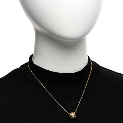 Van Cleef & Arpels VAN CLEEF & ARPELS 18K Yellow Gold Diamond Small Perlee Clovers Pendant Necklace 2 of 5