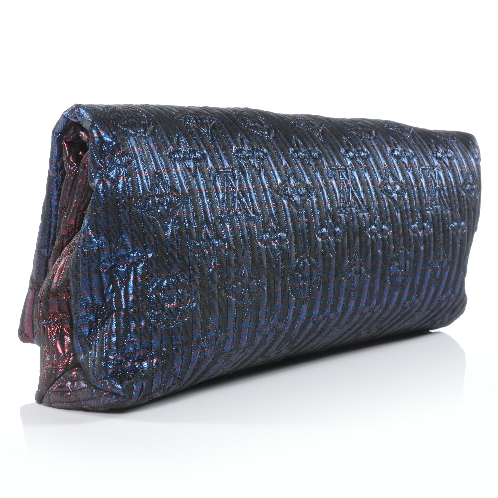 Louis Vuitton Jacquard Quilted Monogram Altair Clutch Marine 3 of 7