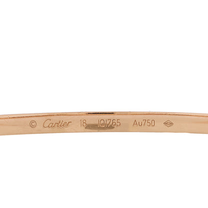 Cartier 18K Pink Gold Small LOVE Bracelet 18 3 of 6