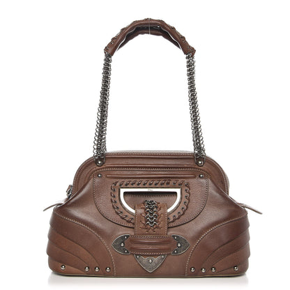 Christian Dior Goatskin Small Jeanne Frame Bag Brown 1 of 7