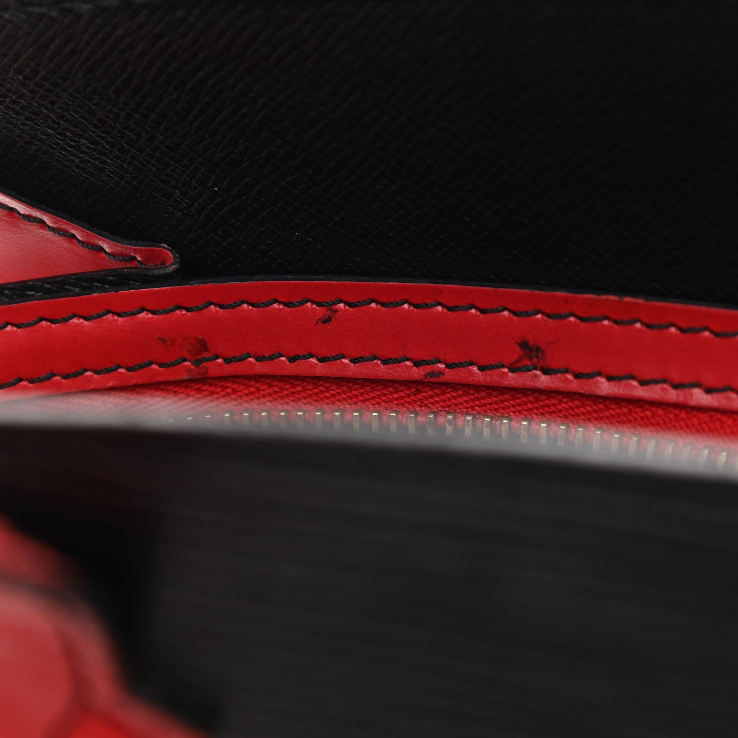 Louis Vuitton Epi Bi-Color Varenne Black Red 8 of 14
