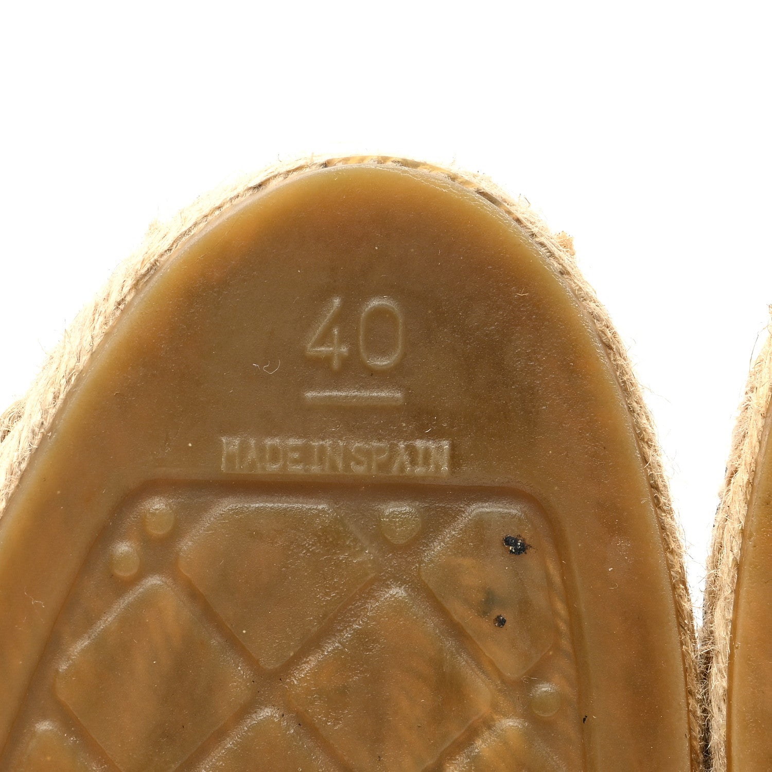 Chanel Lambskin CC Espadrilles 40 Navy Black 7 of 8