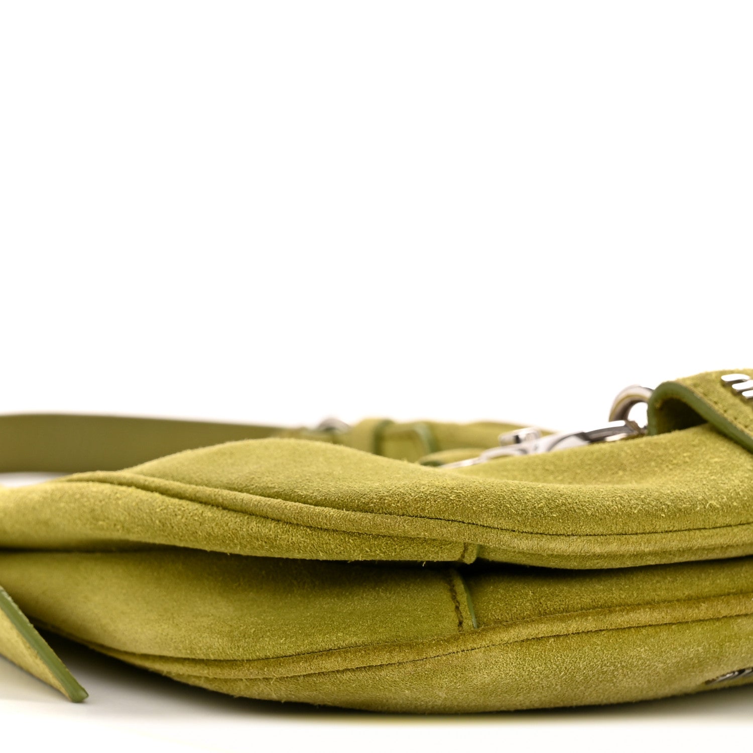 Miu Miu Camoscio Shoulder Bag Edera 10 of 15