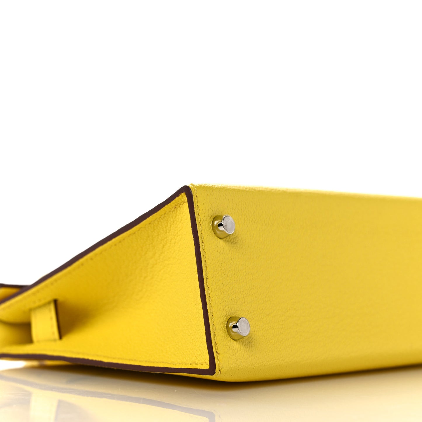 Chevre Mysore Mini Kelly Sellier 20 Jaune Citron