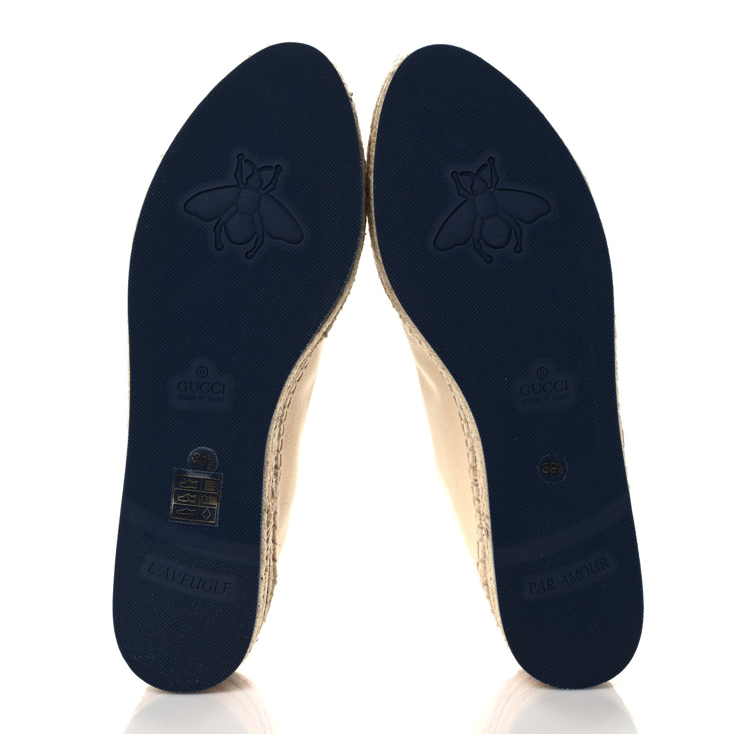 Gucci Canvas Logo Lace-Up Platform Espadrilles 39.5 Greggio Grege 5 of 8