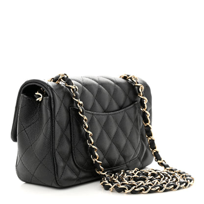 Chanel Caviar Quilted Mini Rectangular Flap Black 3 of 10
