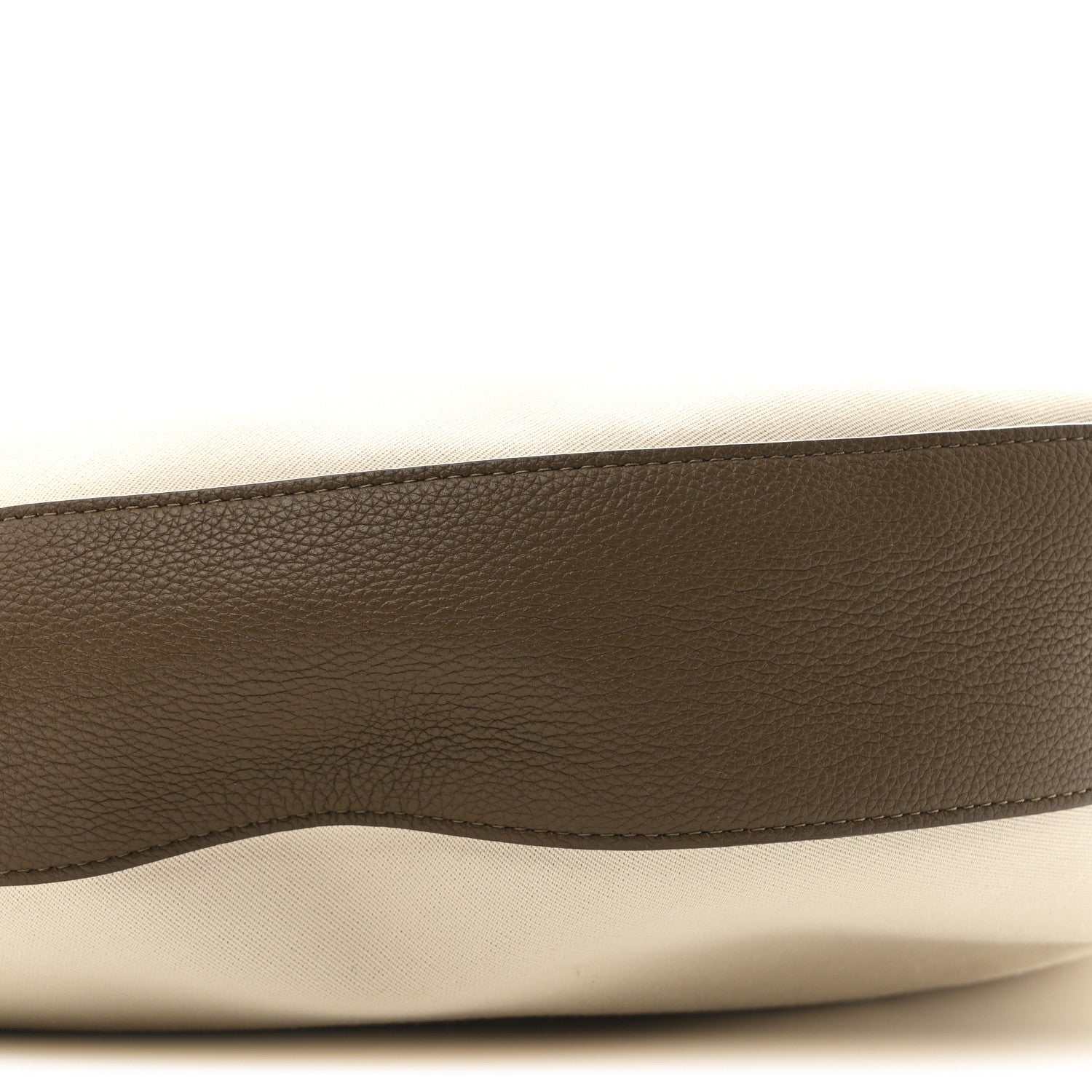 Khaite Canvas Calfskin August Hobo Cream 8 of 10