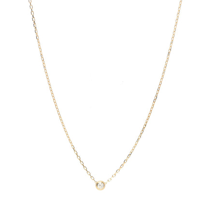 Cartier 18K Yellow Gold Diamond SM D'Amour Pendant Necklace 1 of 5