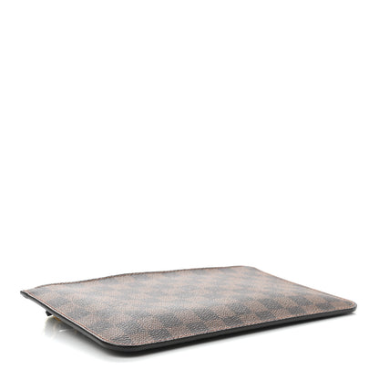 Louis Vuitton Damier Ebene Neverfull MM GM Pochette Rose Ballerine 4 of 7