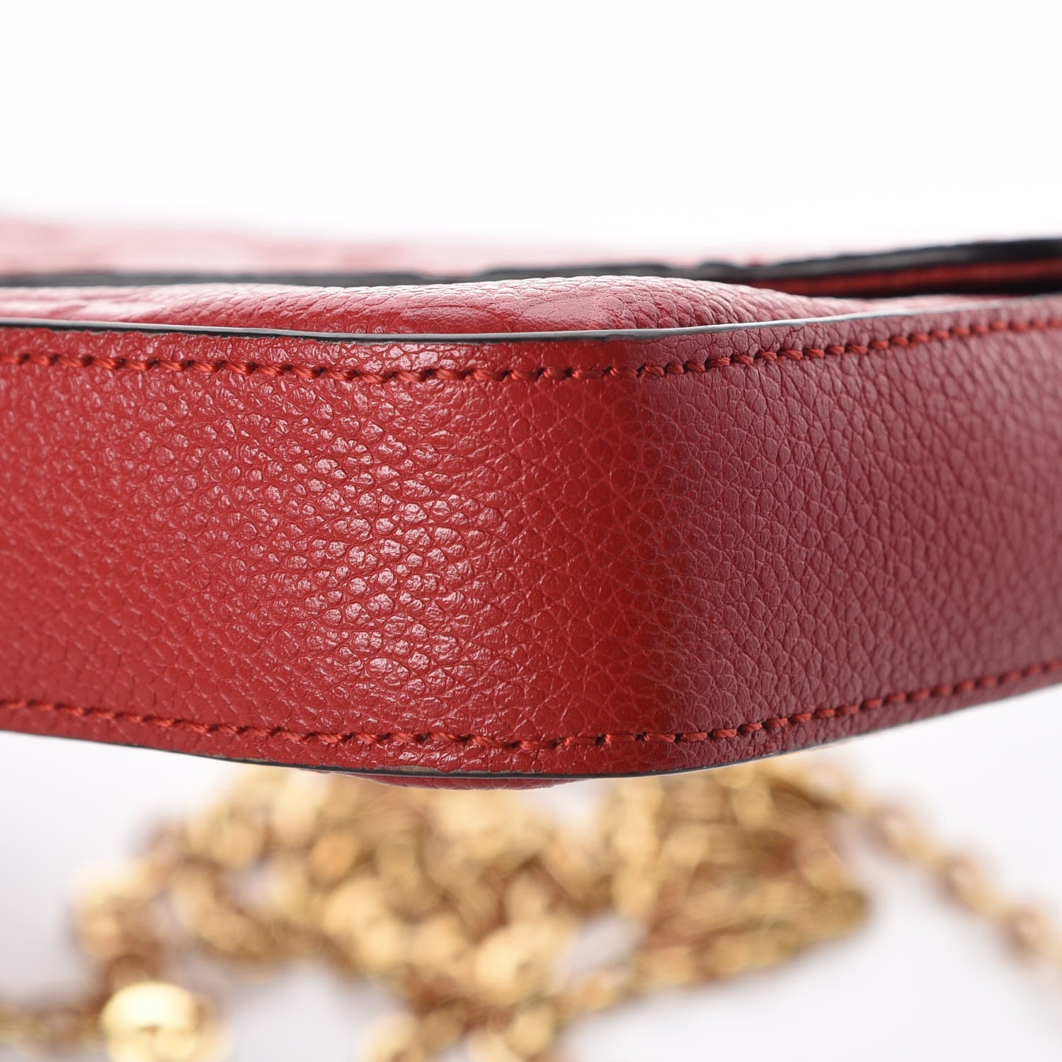 Louis Vuitton Empreinte Pochette Felicie Chain Wallet Cherry 6 of 9