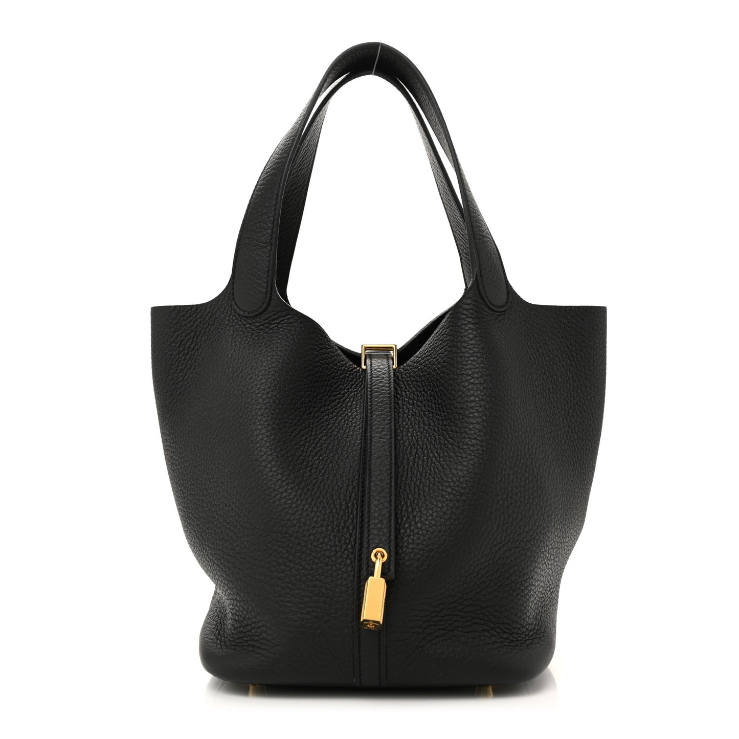 Taurillon Clemence Picotin Lock 22 MM Black