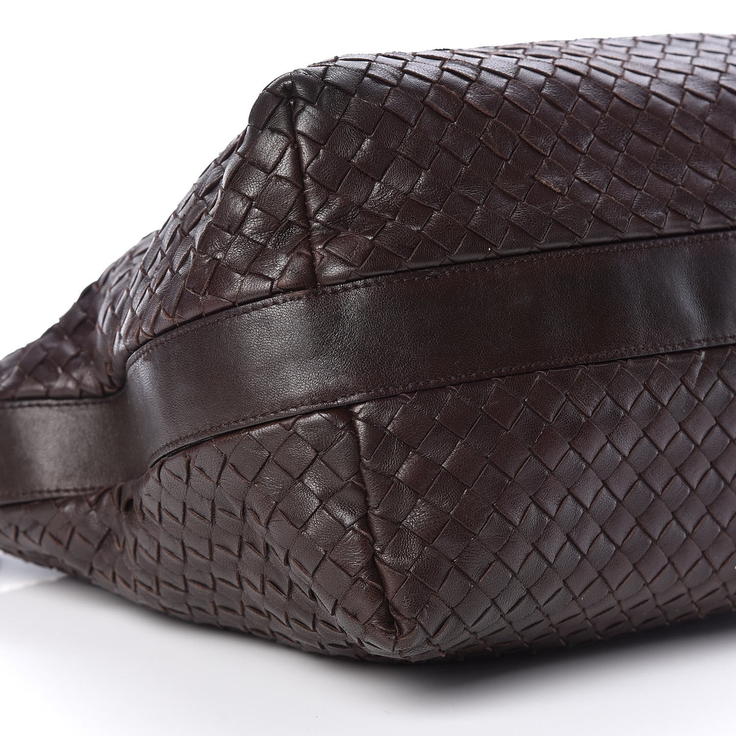 Nappa Intrecciato Hobo Ebano