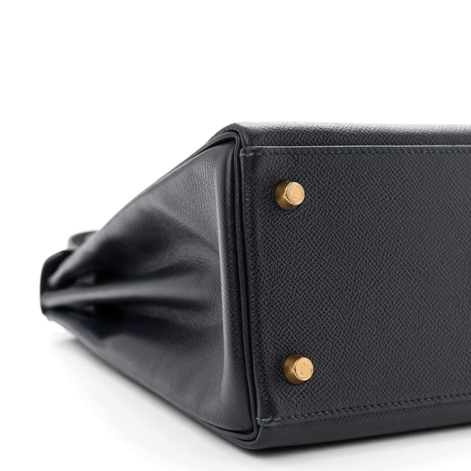Hermes Courchevel Kelly Retourne 32 Bleu Indigo 9 of 14