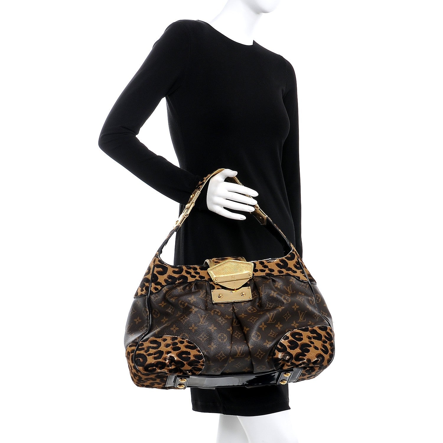 Louis Vuitton Monogram Leopard Polly 2 of 11