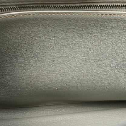 Hermes Taurillon Clemence Kelly Retourne 32 Gris Perle 10 of 18