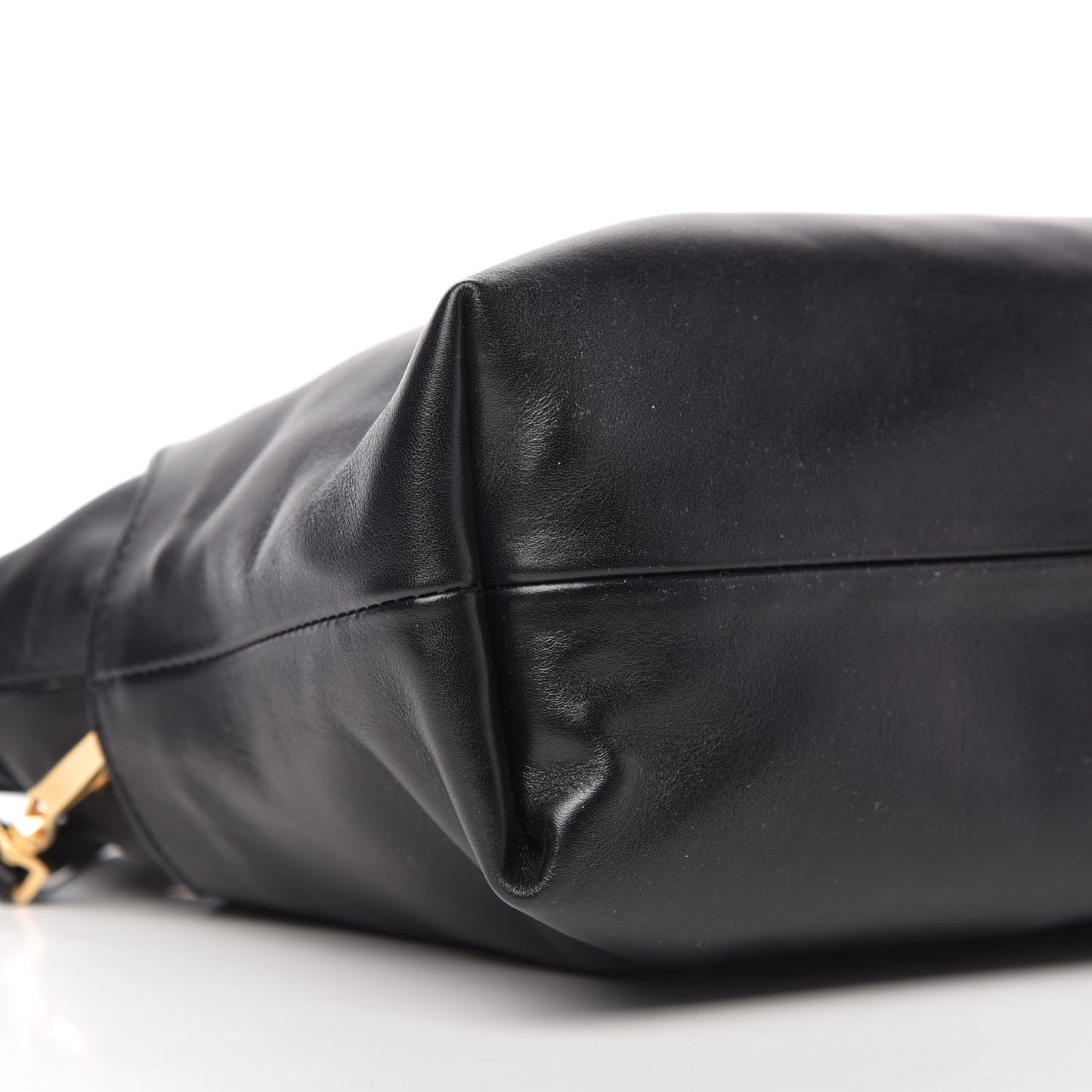 Prorsum Smooth Calfskin Small Drawstring Crossbody Black