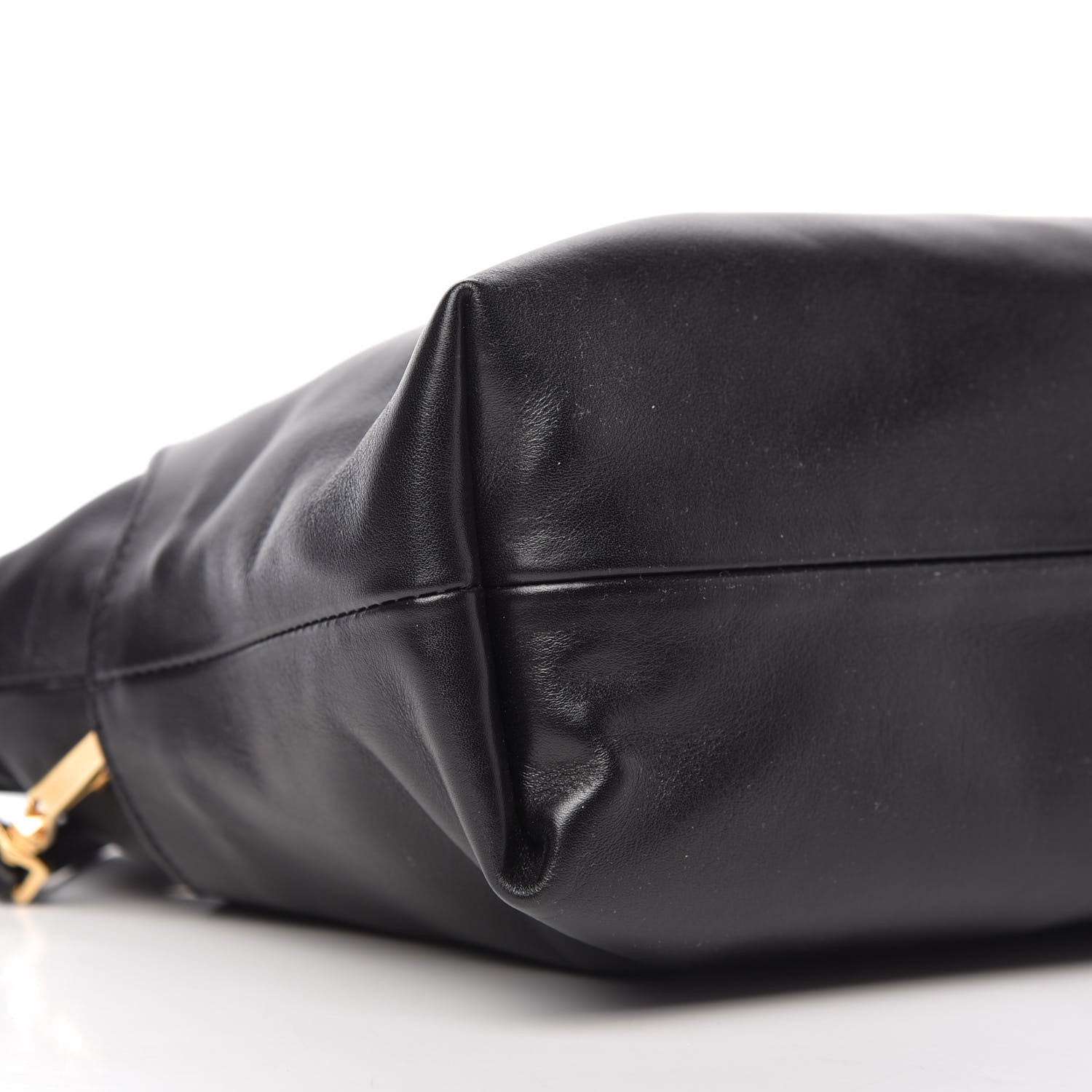Burberry Prorsum Smooth Calfskin Small Drawstring Crossbody Black 6 of 9