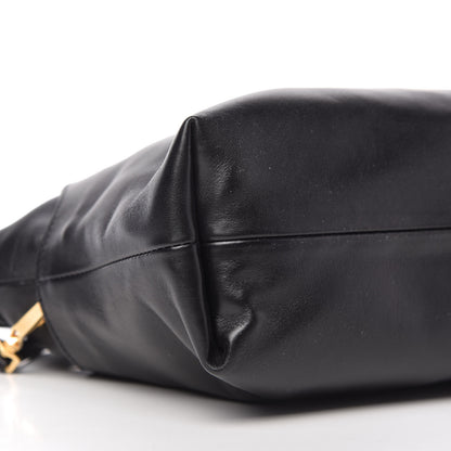 Burberry Prorsum Smooth Calfskin Small Drawstring Crossbody Black 6 of 9