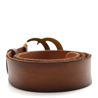Gucci Faded Calfskin Double G 40mm Belt 85 34 Cuir 2 of 4