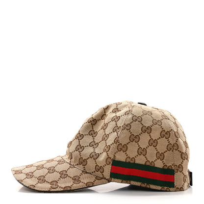 Gucci Monogram Web Baseball Hat M Beige Cocoa 4 of 11