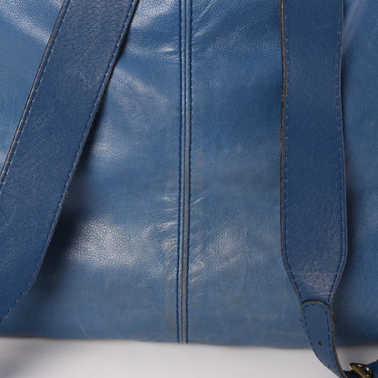 Gucci Lambskin Large Darwin Convertible Backpack Blue 8 of 9