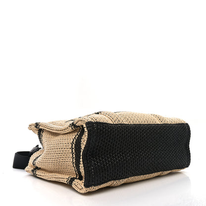 Marc Jacobs Straw Jacquard Medium The Traveler Tote Bag Natural 4 of 9