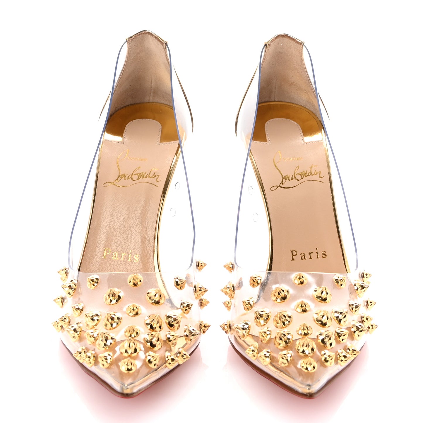 PVC Patent Collaclou 100 Pumps 35 Gold