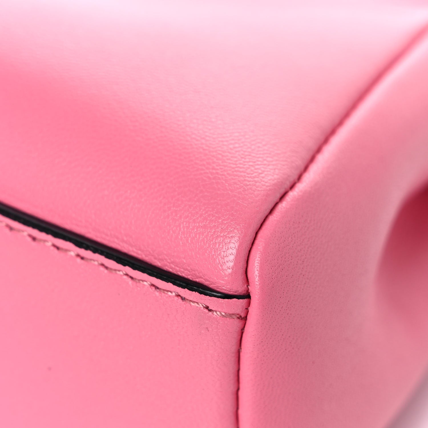 Fendi Shiny Nappa Micro Peekaboo Iconic Satchel Rosa Fluo 13 of 16