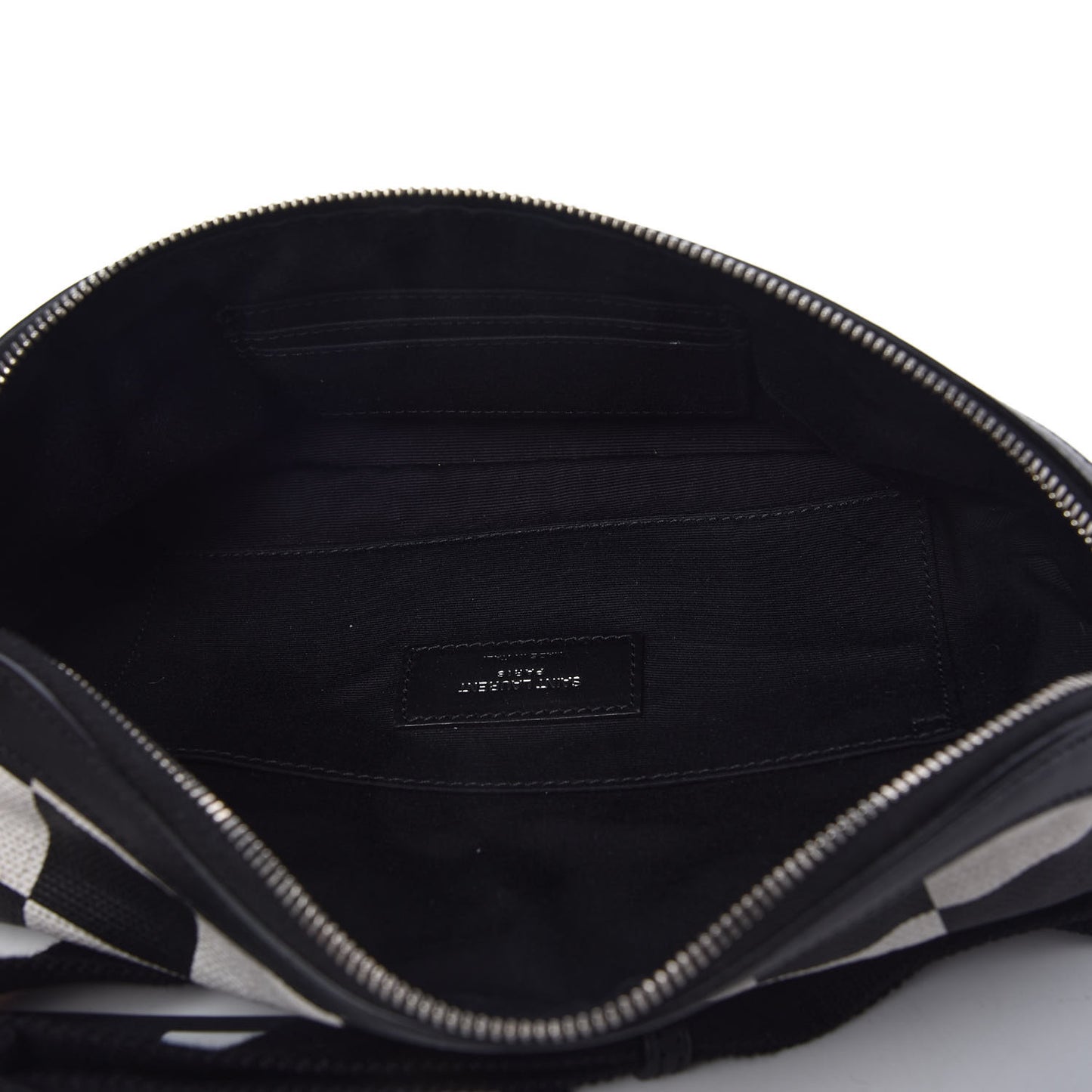 Canvas Classic Belt Bag Black White