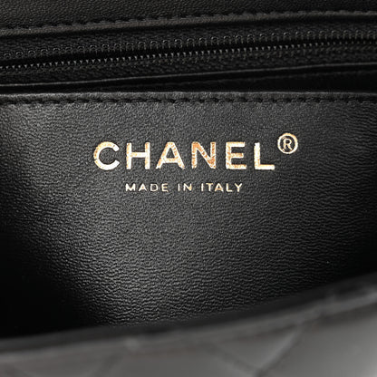 Chanel Lambskin Quilted Mini Square Flap Black 5 of 10