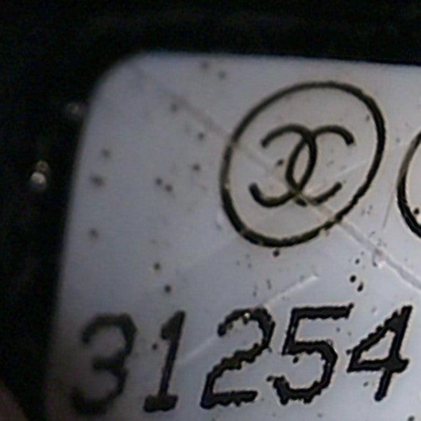 Chanel Caviar Fabric Graffiti Foldable Tote Bag With Chain Black Multicolor 10 of 15