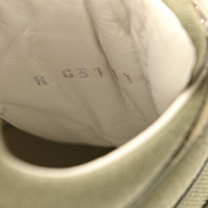 Chanel Canvas Womens Sneakers 37.5 Khaki 7 of 8