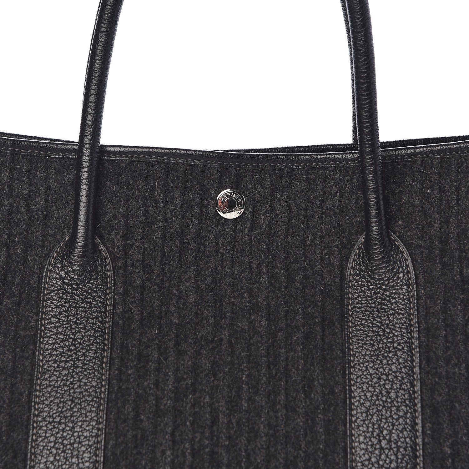Hermes Ribbed Wool Negonda Garden Party MM 36 10 of 10