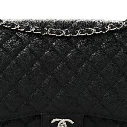Chanel Caviar Quilted Maxi Double Flap Black 8 of 15