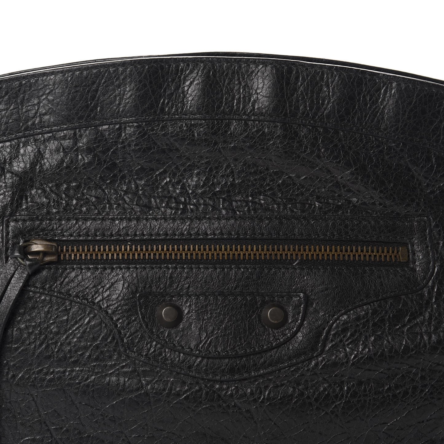 Agneau Classic Hardware Premier Clutch Black