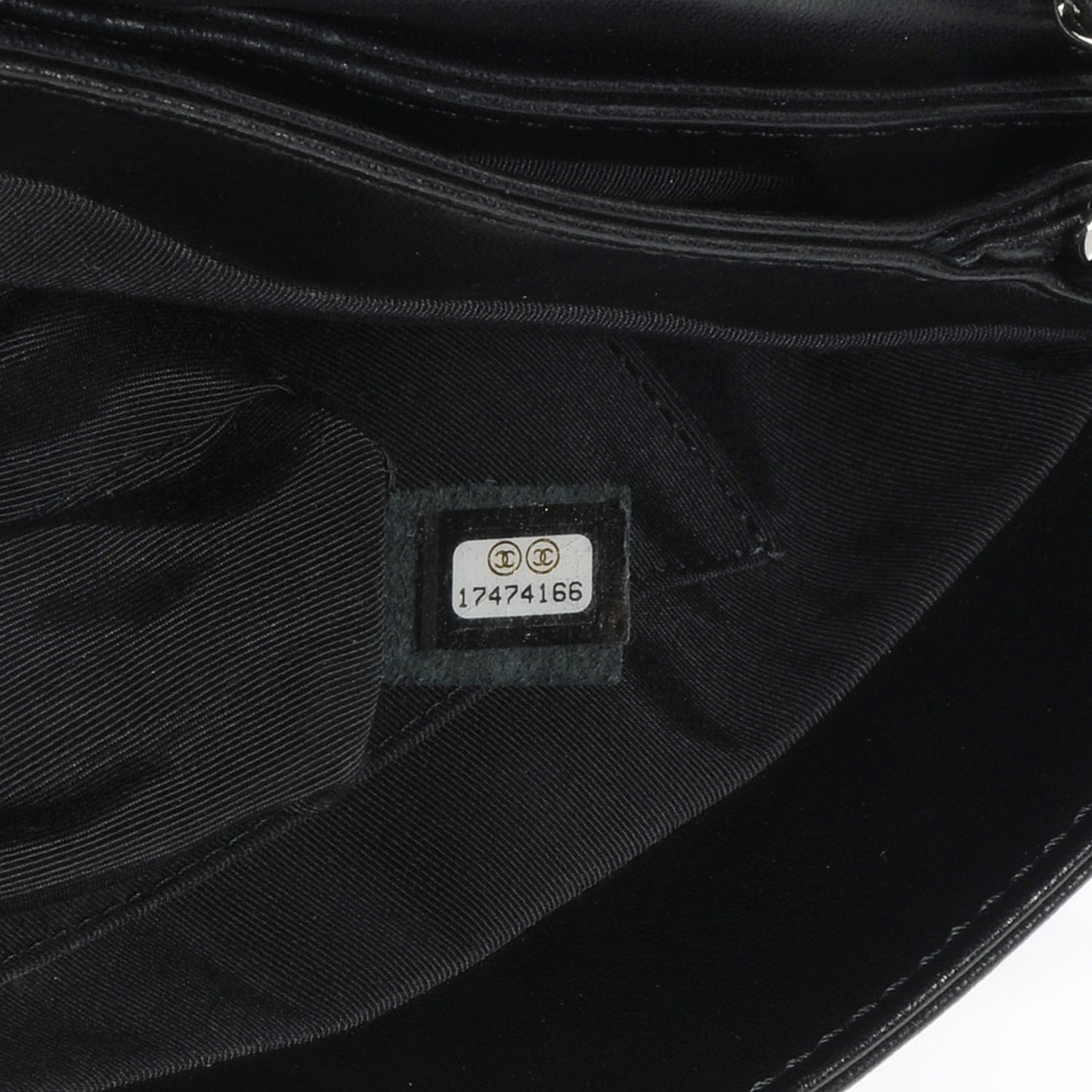 Lambskin Stitched Messenger Black