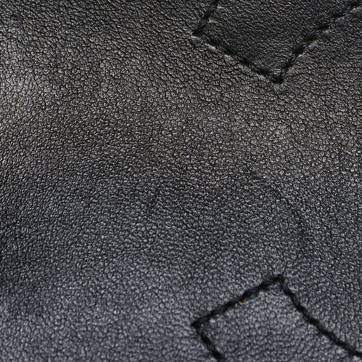Snakeskin Jumbo Double Flap Black