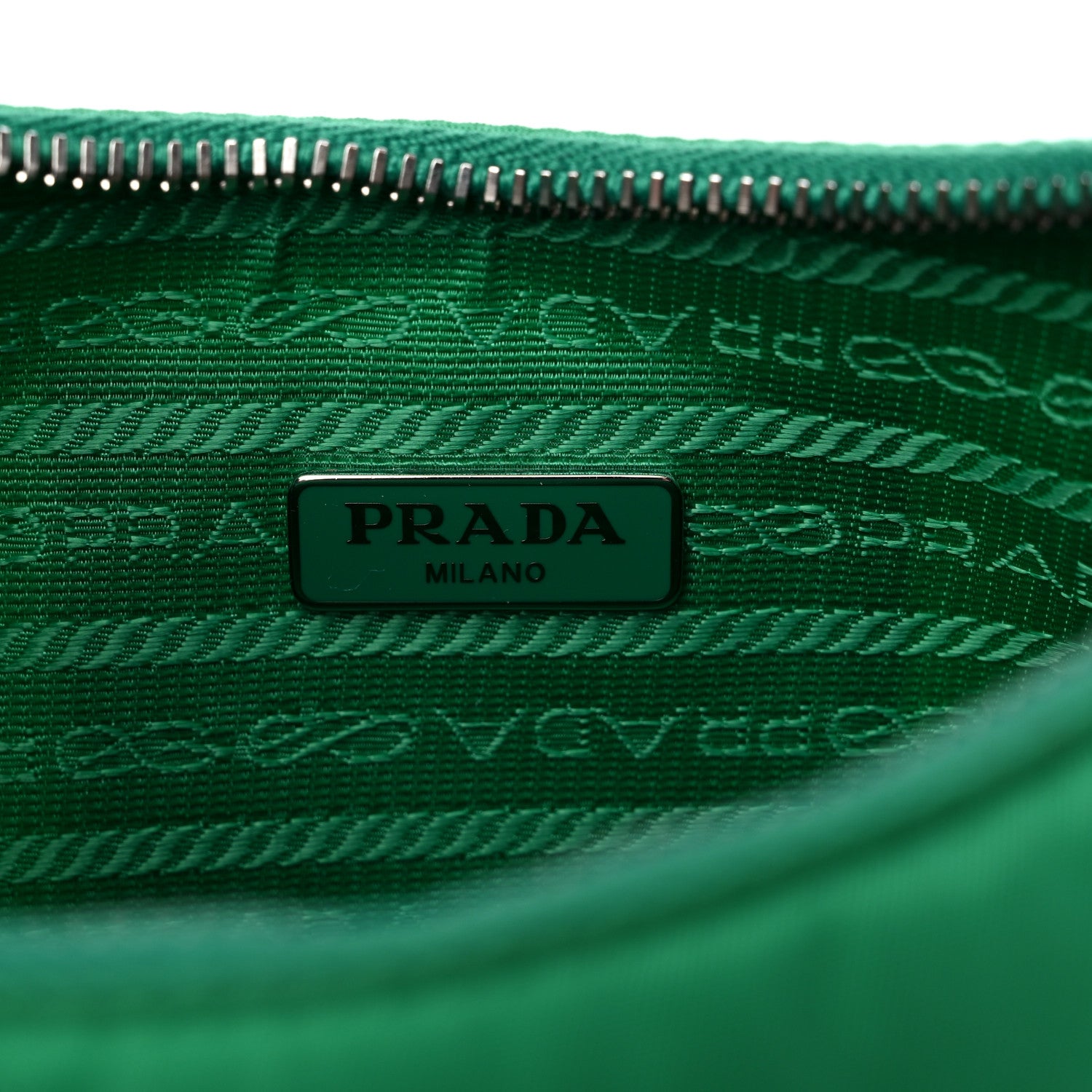 Prada Nylon Re-Edition 2005 Shoulder Bag Menta 5 of 7