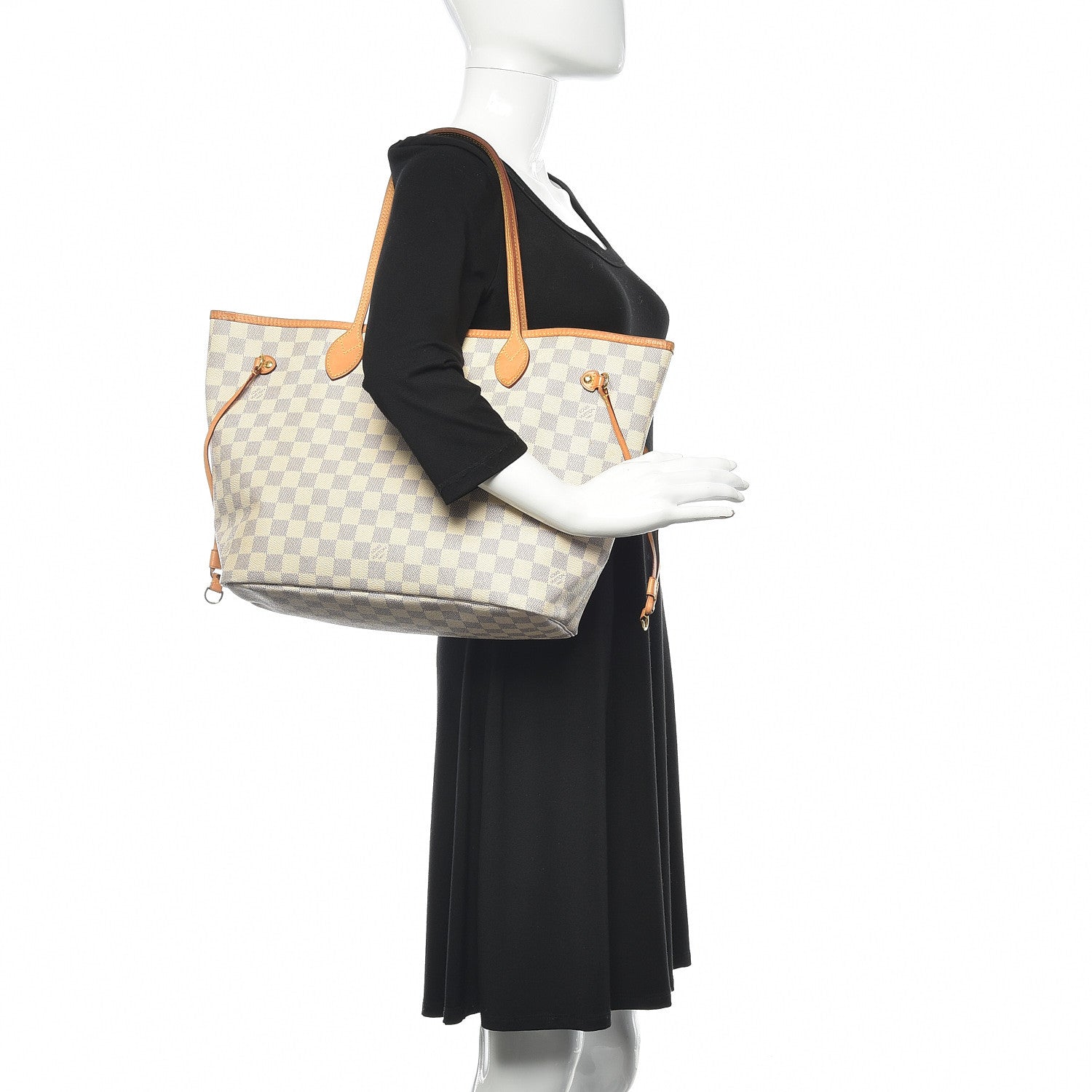 Louis Vuitton Damier Azur Neverfull MM 2 of 13